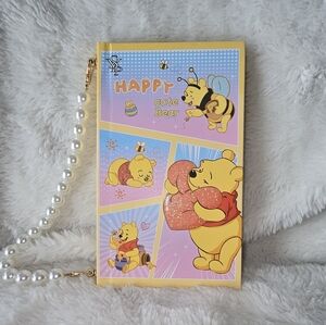 Cute Bear Themed Clutch with Pearl Strap